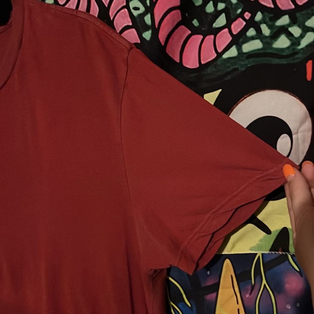 KSUBI Seeing Lines SS Red Tee - Picture 10 of 17